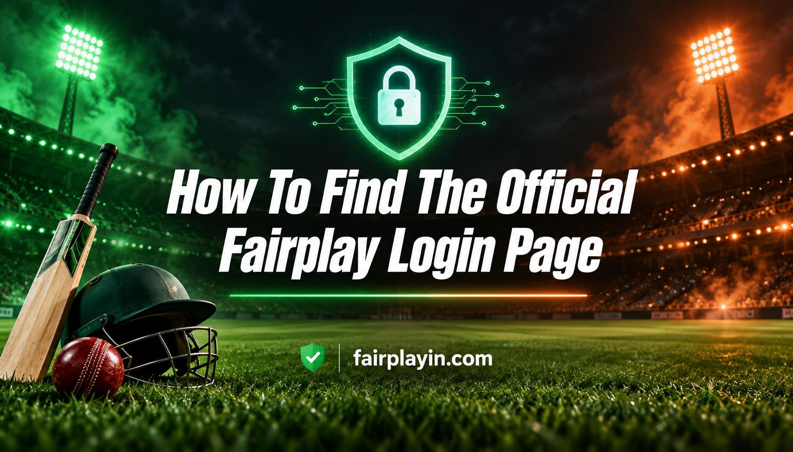 How to Find the Official Fairplay Login Page