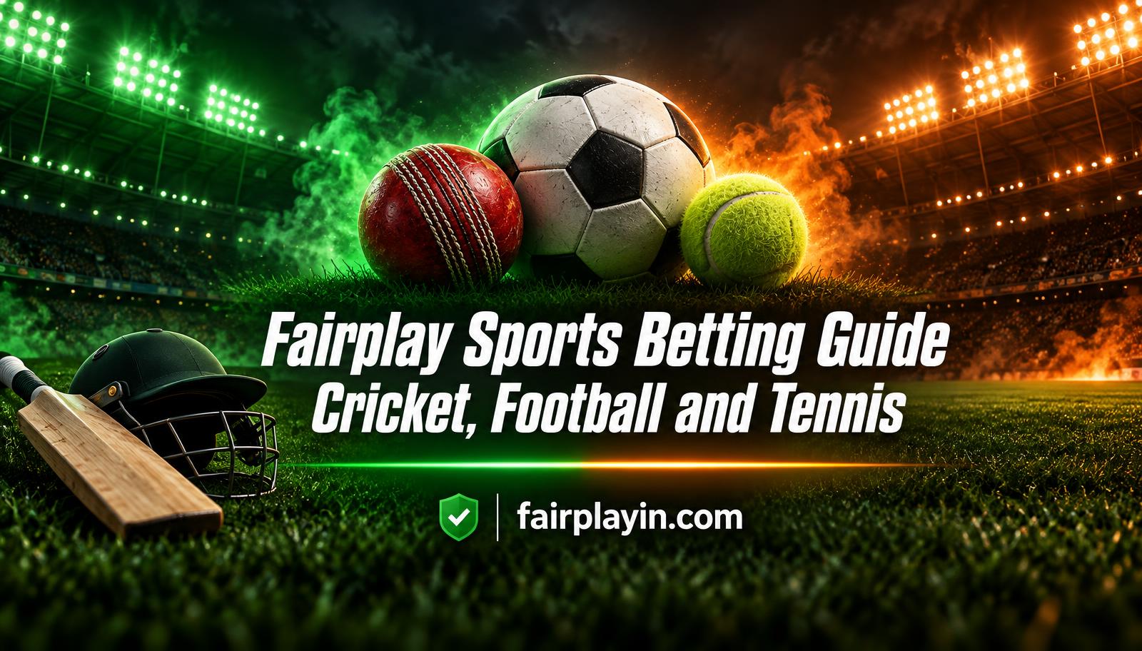 Fairplay Sports Betting Guide: Cricket, Football and Tennis